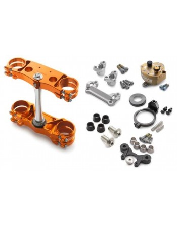 Factory triple clamp/steering damper kit